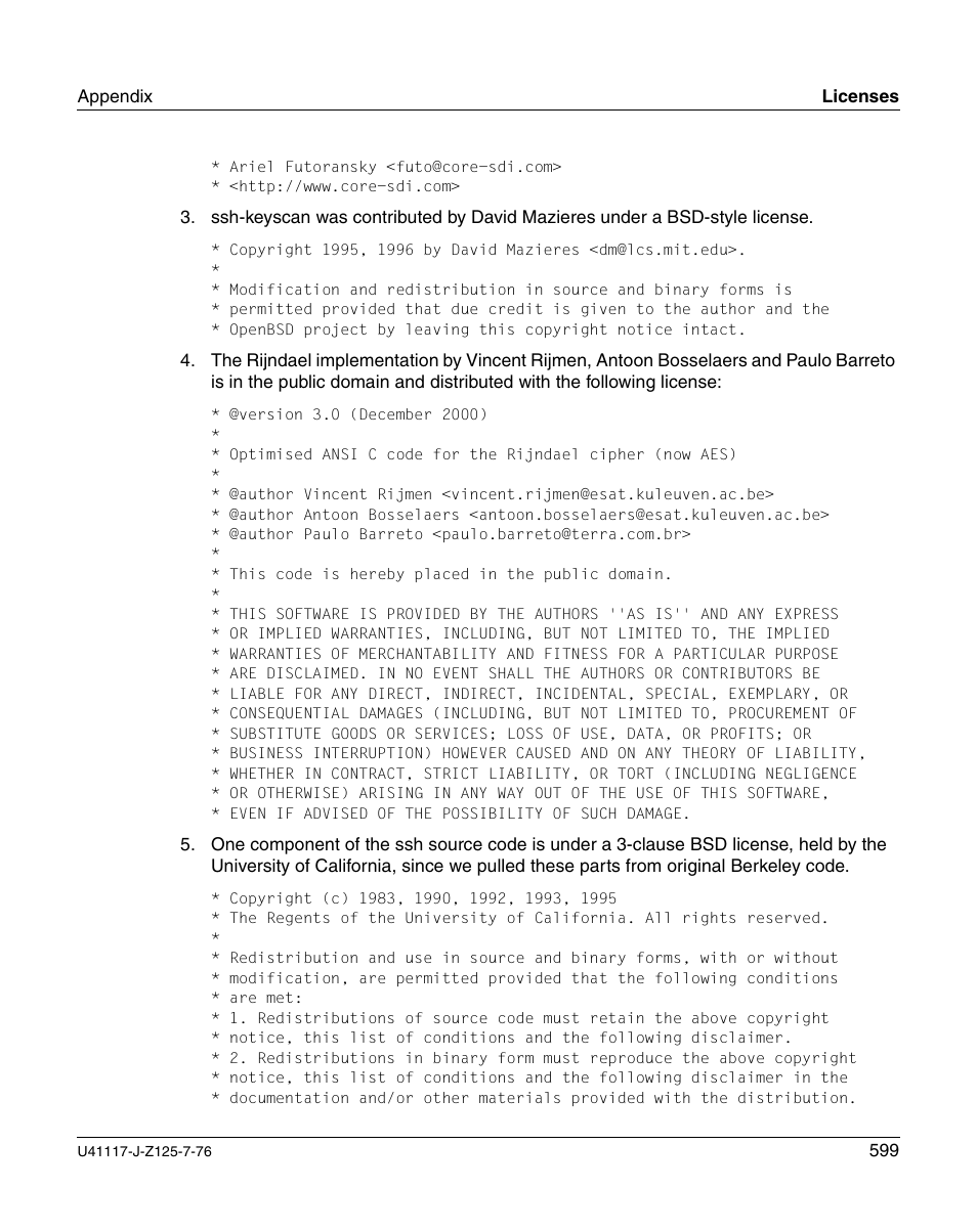 FUJITSU CentricStor V3.1D User Manual | Page 599 / 640