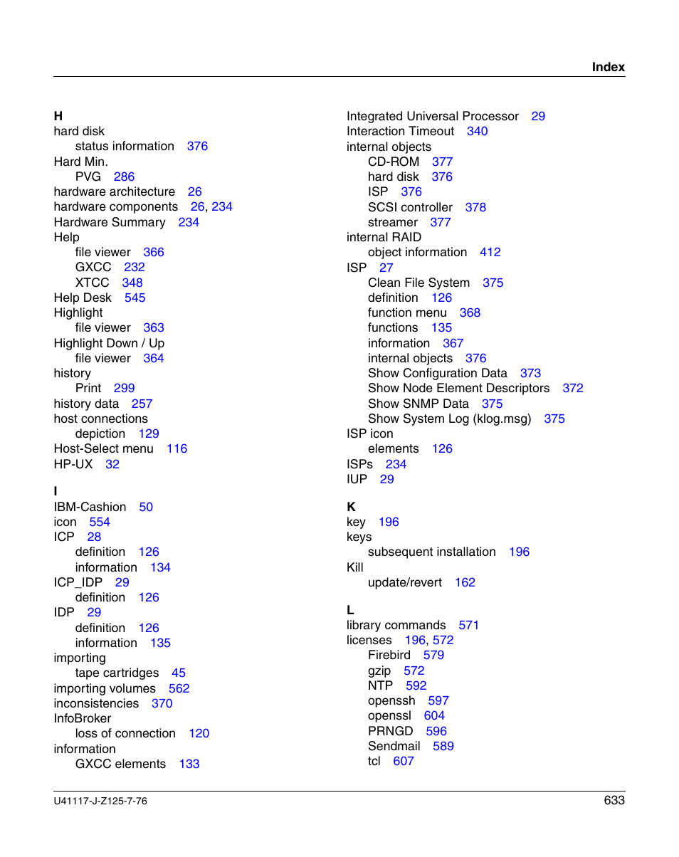 FUJITSU CentricStor V3.1D User Manual | Page 633 / 640