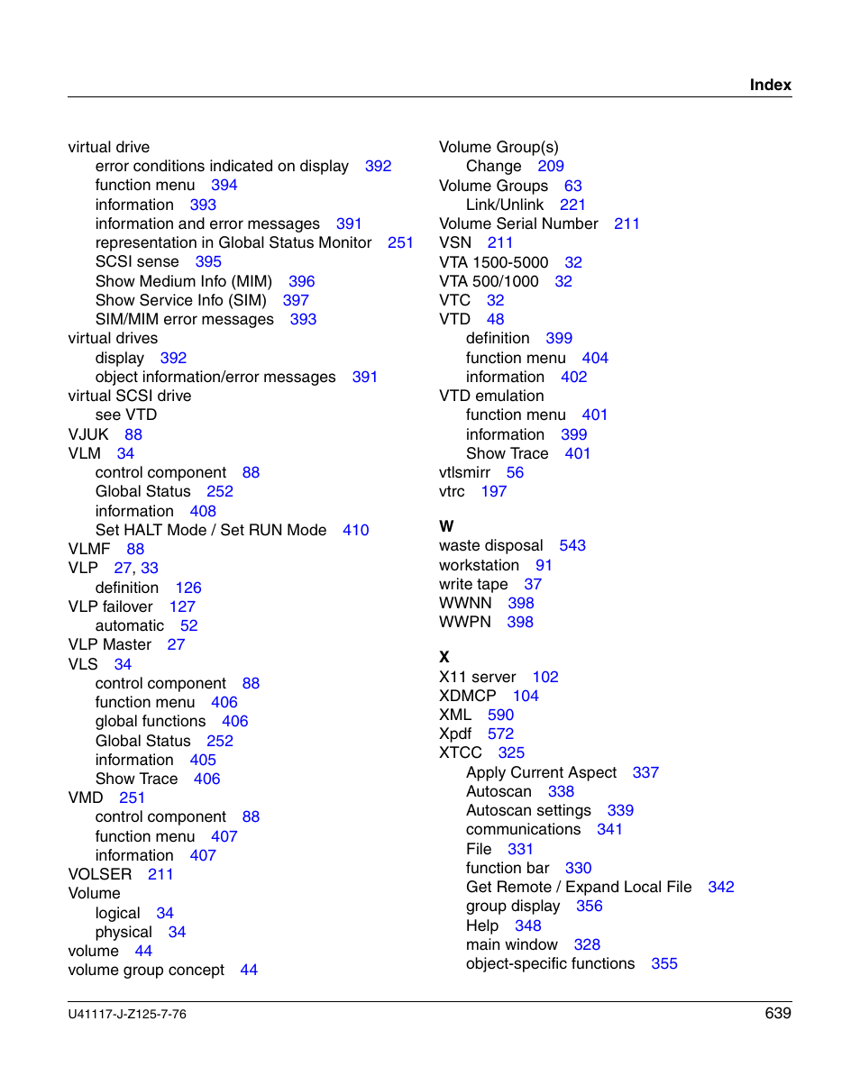 FUJITSU CentricStor V3.1D User Manual | Page 639 / 640