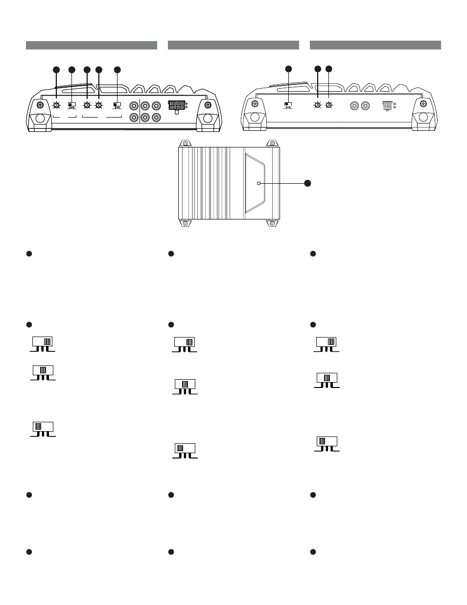 Controls, Ajustes del interruptor, Reglages de commutateur | Switch settings, Español français english, Fig. 5 | Alpine MRP-F240 User Manual | Page 10 / 20