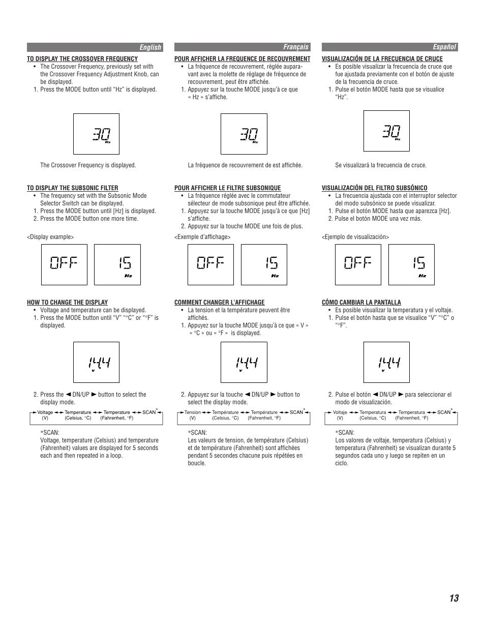 Alpine V12 AccuClass-D MRD-M1005 User Manual | Page 13 / 20