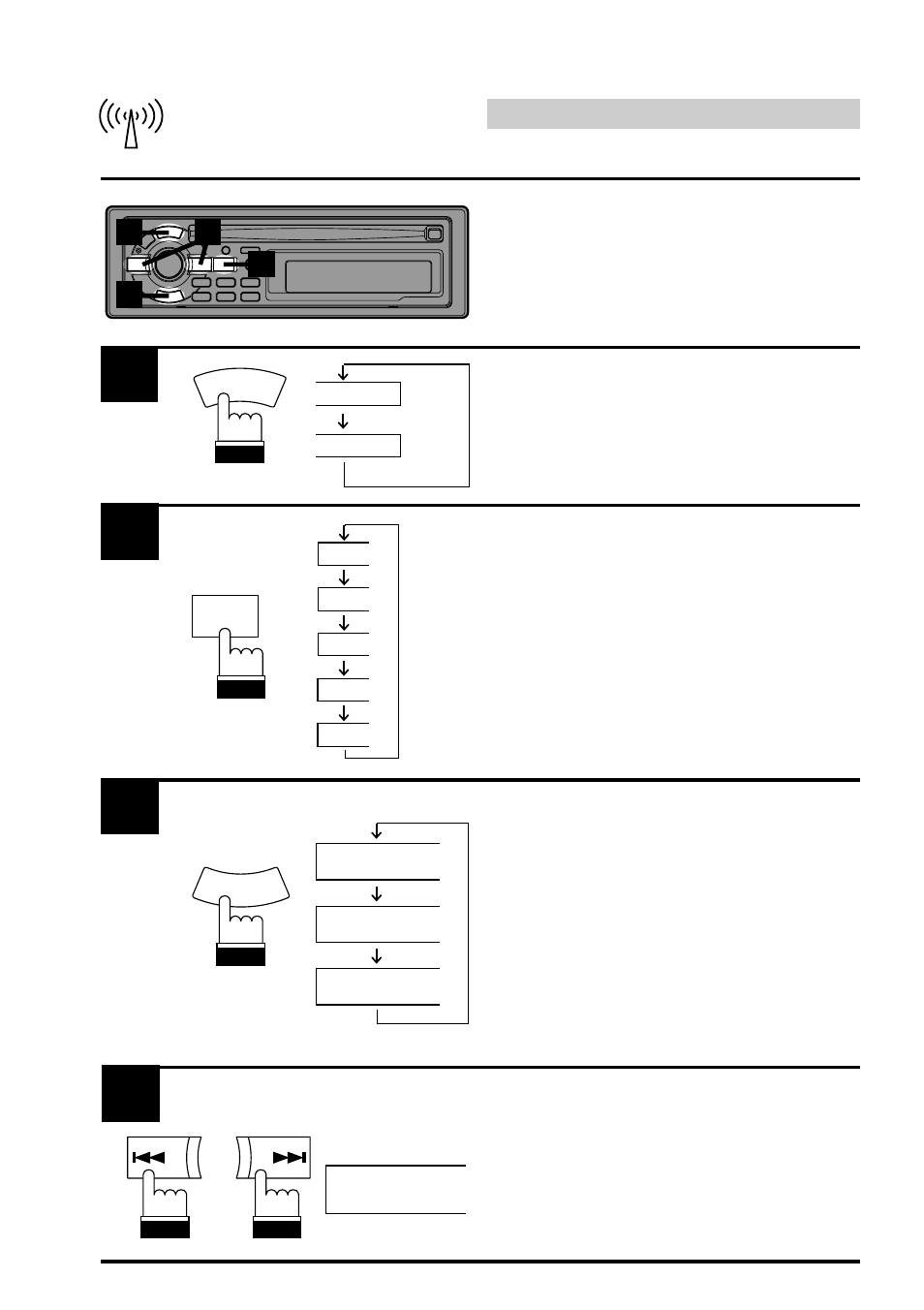 Radio operation, Automatic seek tuning | Alpine CDA-7832R User Manual | Page 18 / 58