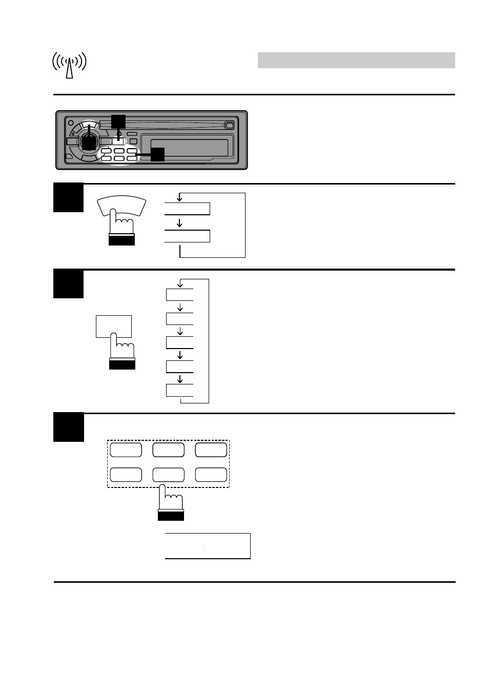 Radio operation, Tuning to preset stations | Alpine CDA-7832R User Manual | Page 21 / 58
