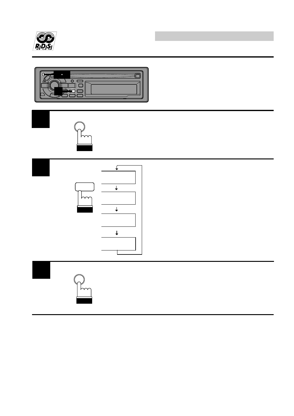 Rds operation, Presetting volume level for traffic information | Alpine CDA-7832R User Manual | Page 28 / 58