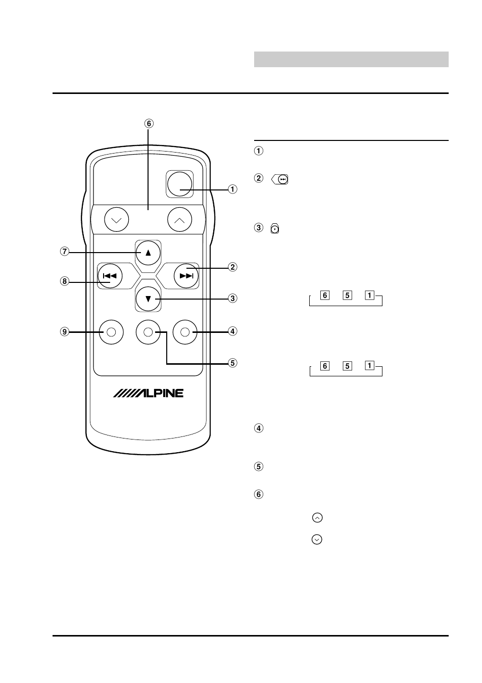 Remote control, Controls | Alpine CDA-7832R User Manual | Page 49 / 58