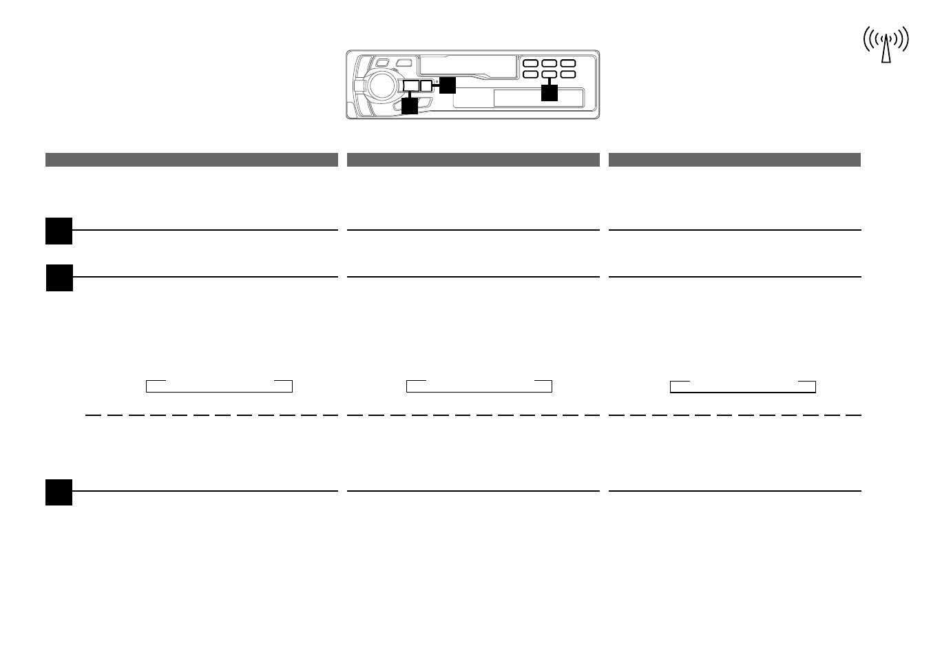 Accord d’une station préréglée, Tuning to preset stations | Alpine TDM-7561 User Manual | Page 27 / 52