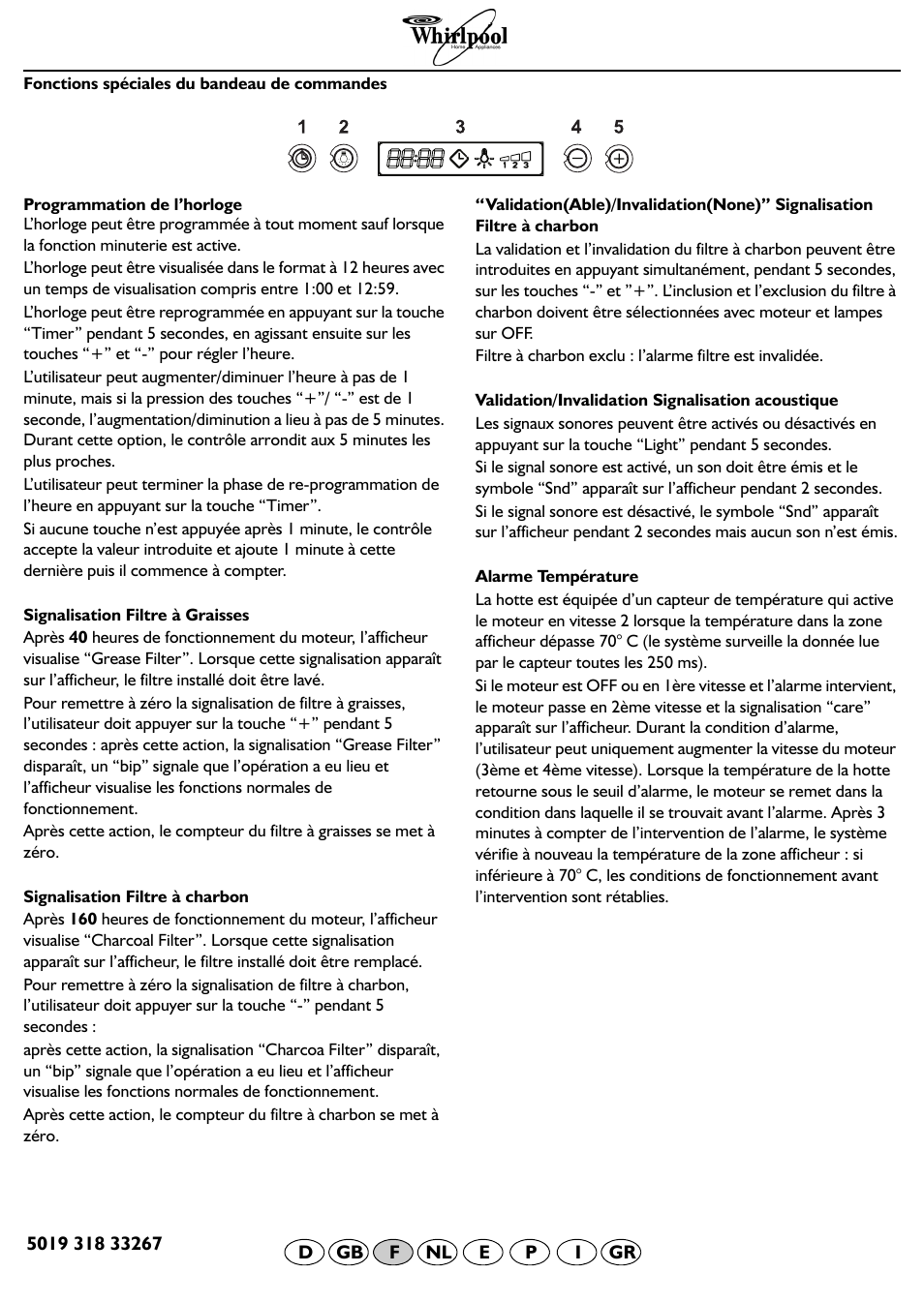 Whirlpool AKR 994 IX User Manual | Page 6 / 8