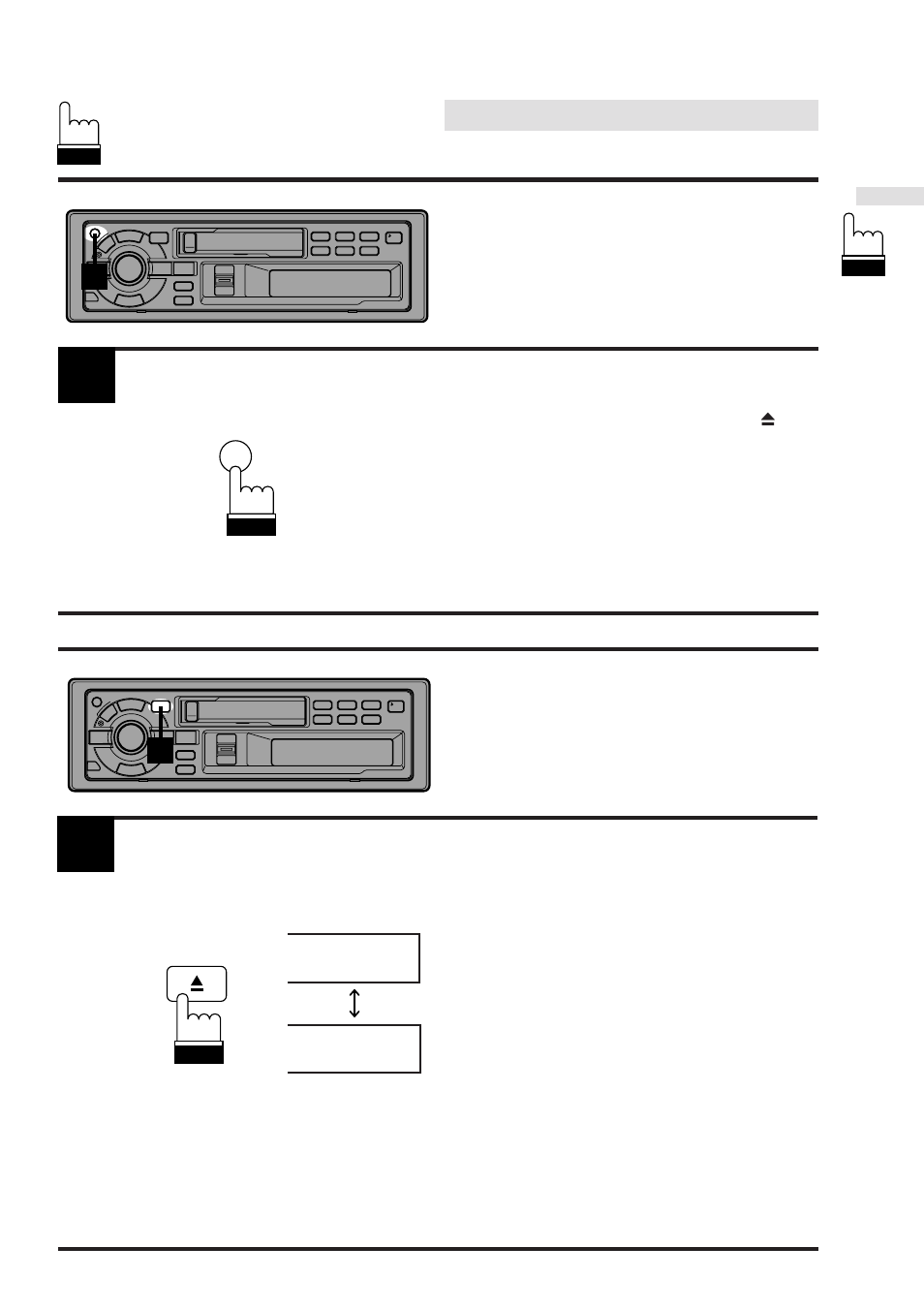 Basic operation, Turning power on and off, Non fading pre-out (n.f.p.) on and off | Alpine TDA-7547E User Manual | Page 10 / 55