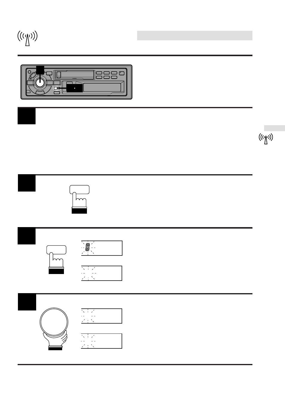 Radio operation | Alpine TDA-7547E User Manual | Page 22 / 55