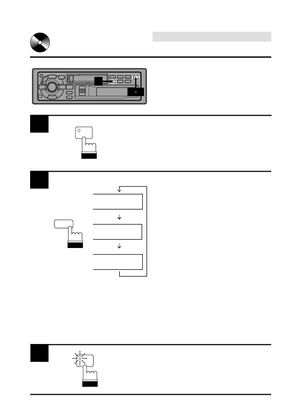 Cd shuttle operation, M.i.x. (random) play | Alpine TDA-7547E User Manual | Page 35 / 55