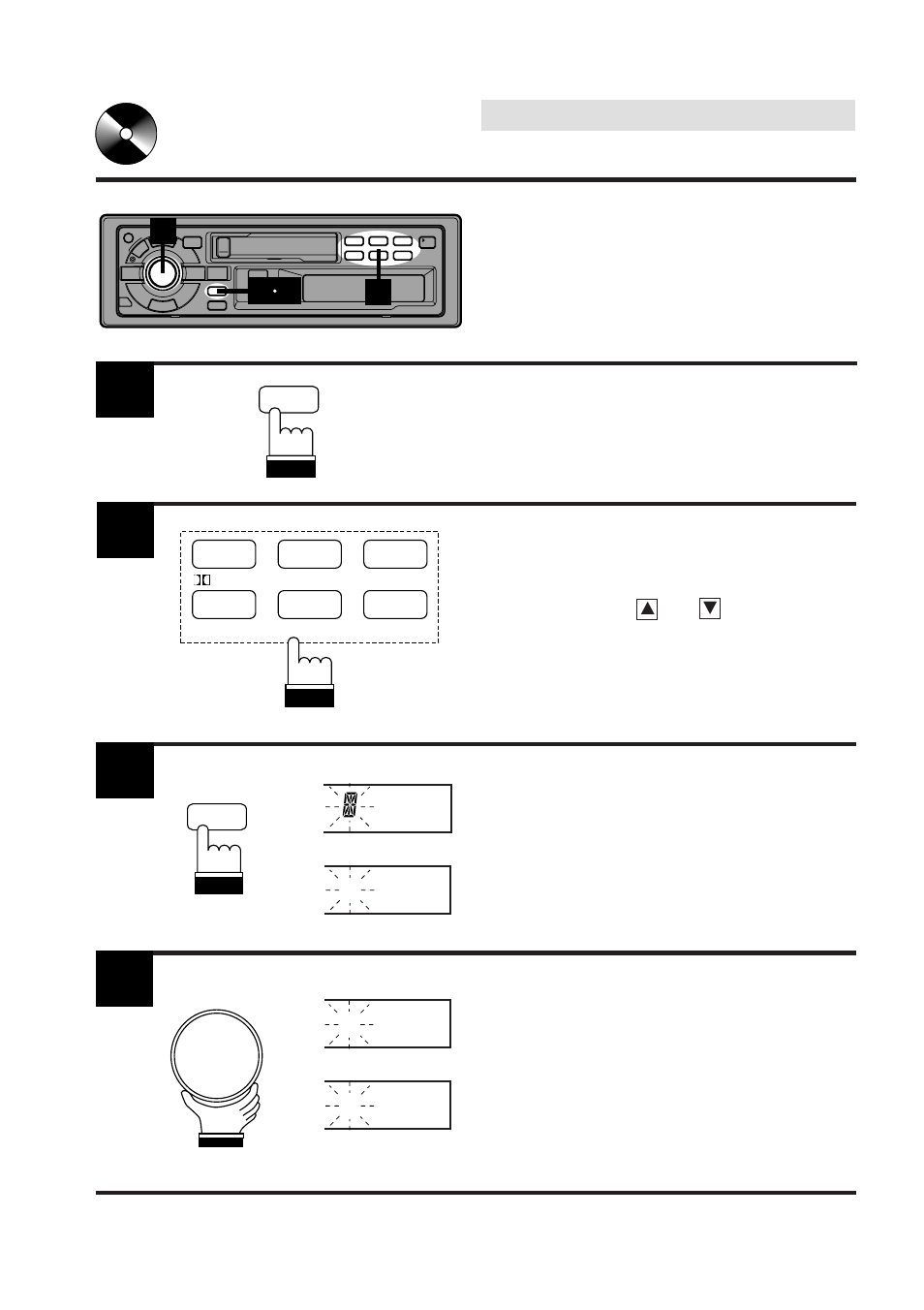 Cd shuttle operation, Titling disc | Alpine TDA-7547E User Manual | Page 37 / 55