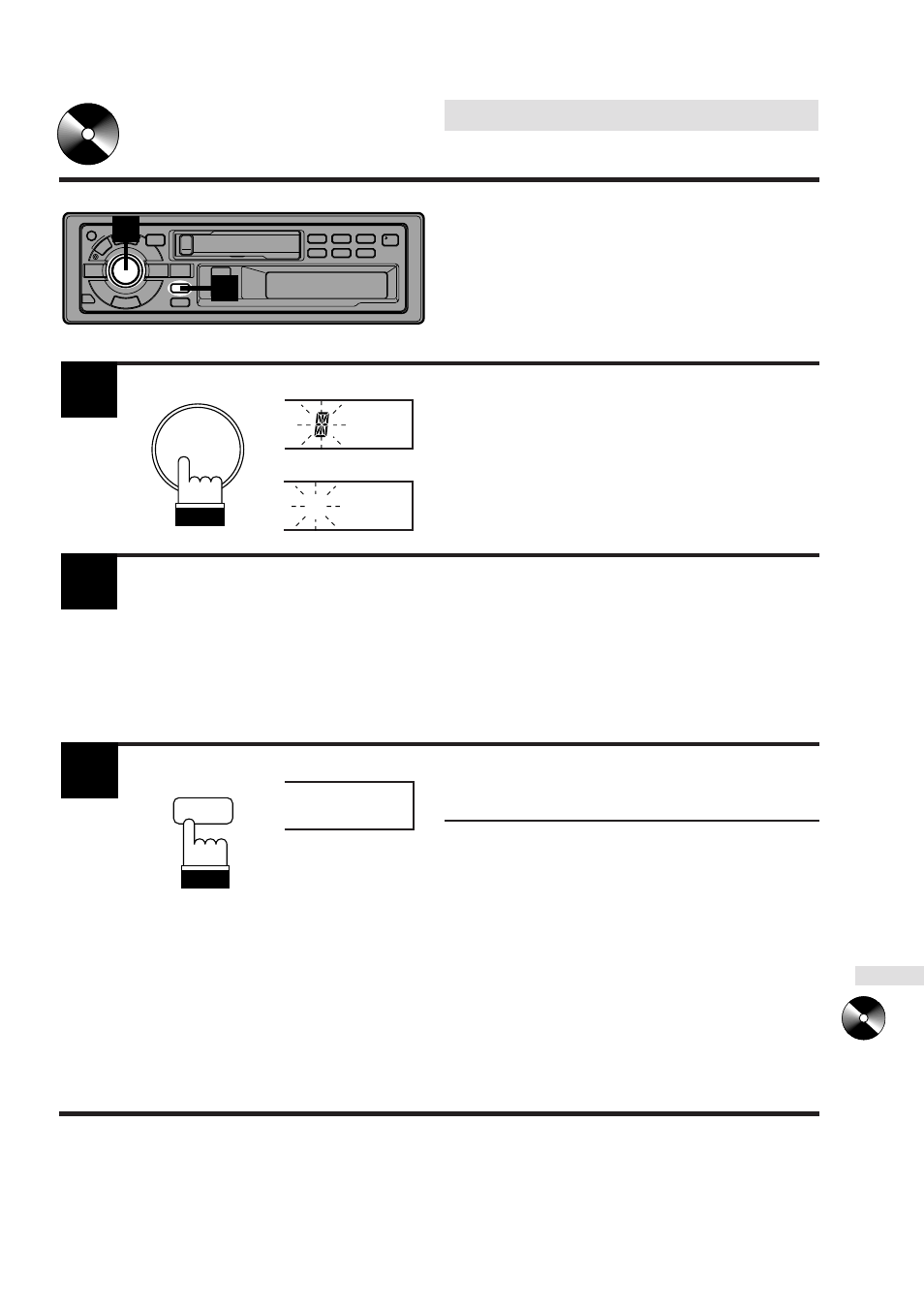 Cd shuttle operation, Titling disc (continued) | Alpine TDA-7547E User Manual | Page 38 / 55