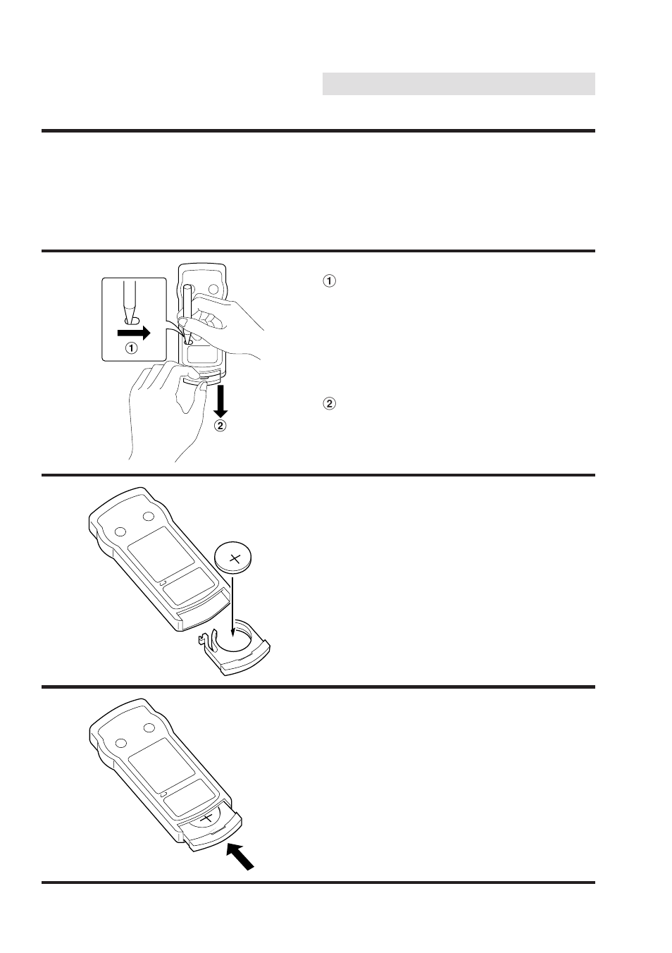 Remote control, Battery replacement | Alpine TDA-7547E User Manual | Page 48 / 55