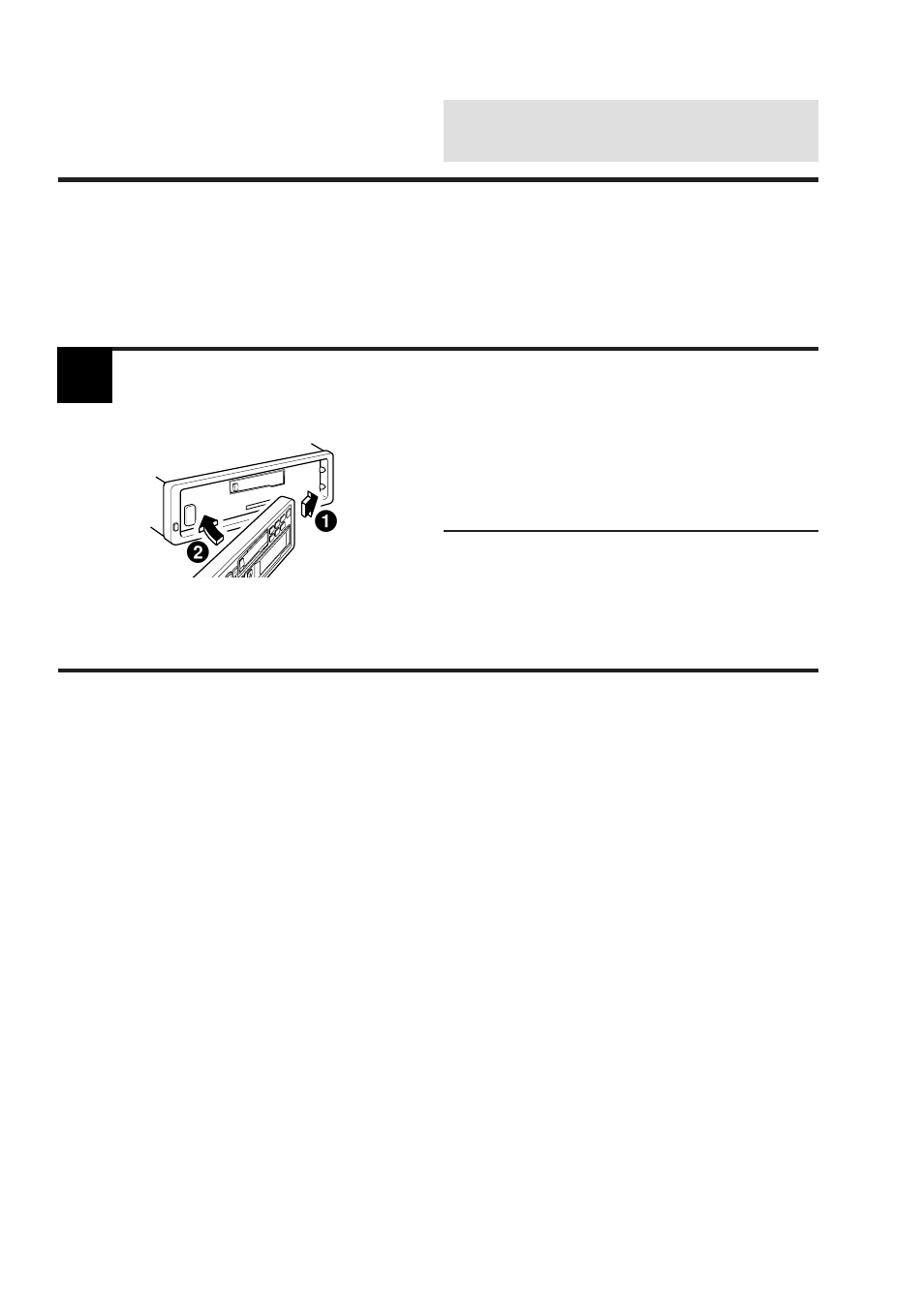 Detachable front panel attaching the front panel | Alpine TDA-7547E User Manual | Page 8 / 55