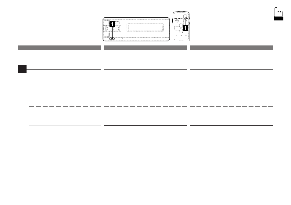 Turning power on and off, Mise sous et hors tension, Conexión y desconexión de la alimentación | Alpine CHM-S665RF User Manual | Page 15 / 40