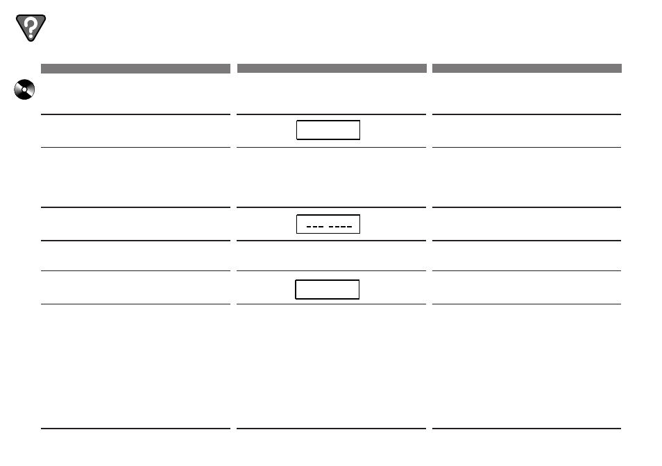 En cas de problème indication pour le changeur cd | Alpine CHM-S665RF User Manual | Page 32 / 40