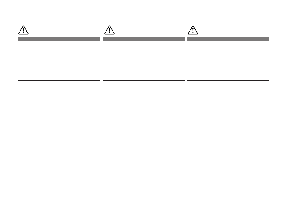 Avertissement, Advertencia, Warning | Alpine CHM-S665RF User Manual | Page 4 / 40
