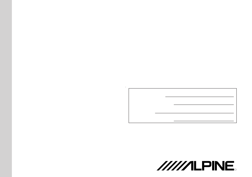 Alpine CHM-S665RF User Manual | Page 40 / 40