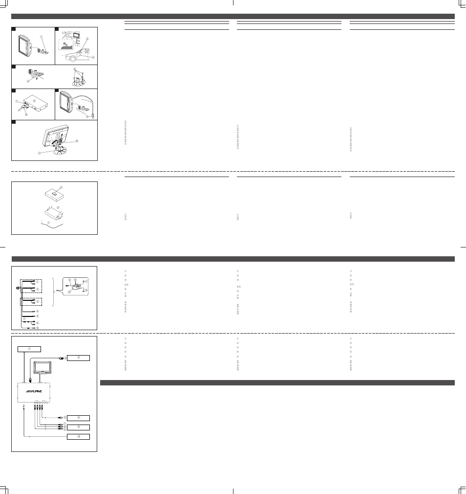 Installation, Conexiones especificaciones, Instalación | Alpine TME-M750 User Manual | Page 2 / 2