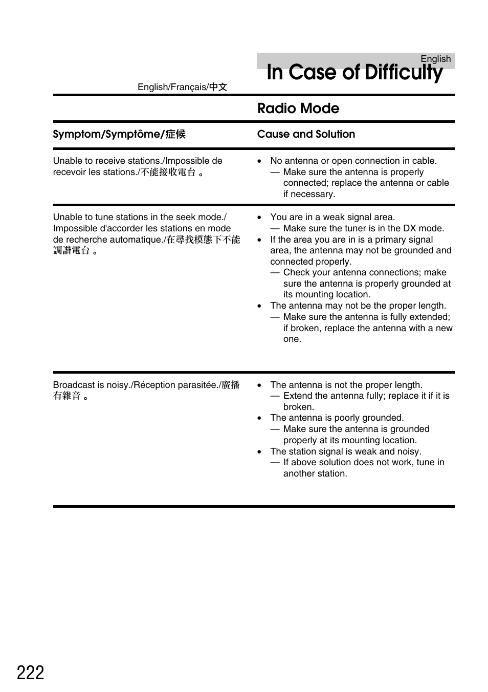Radio mode | Alpine IVA-C800E User Manual | Page 108 / 115