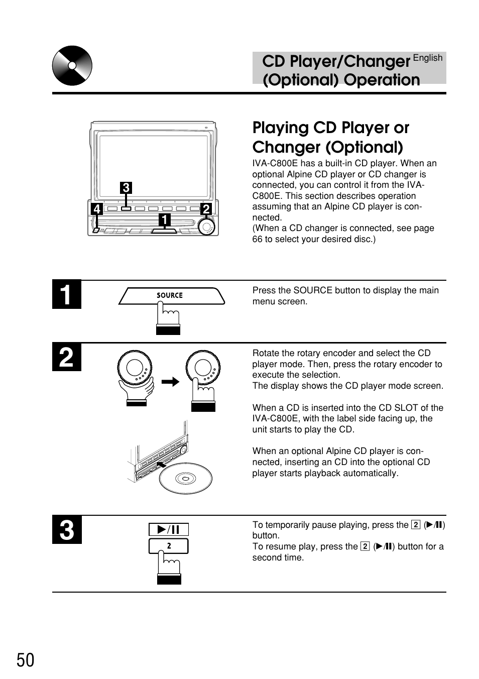Alpine IVA-C800E User Manual | Page 24 / 115