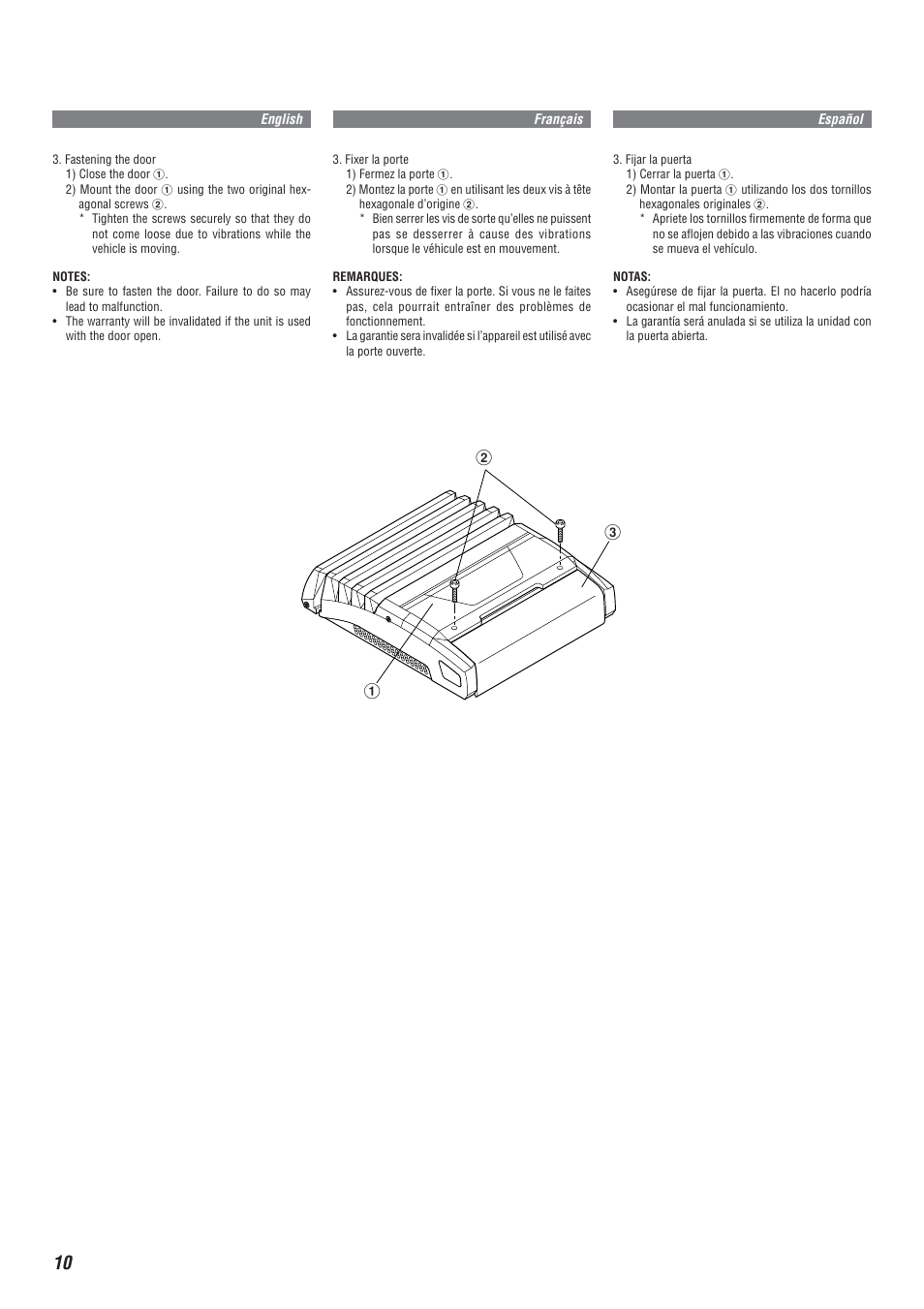 Alpine MRA-D550 User Manual | Page 10 / 20