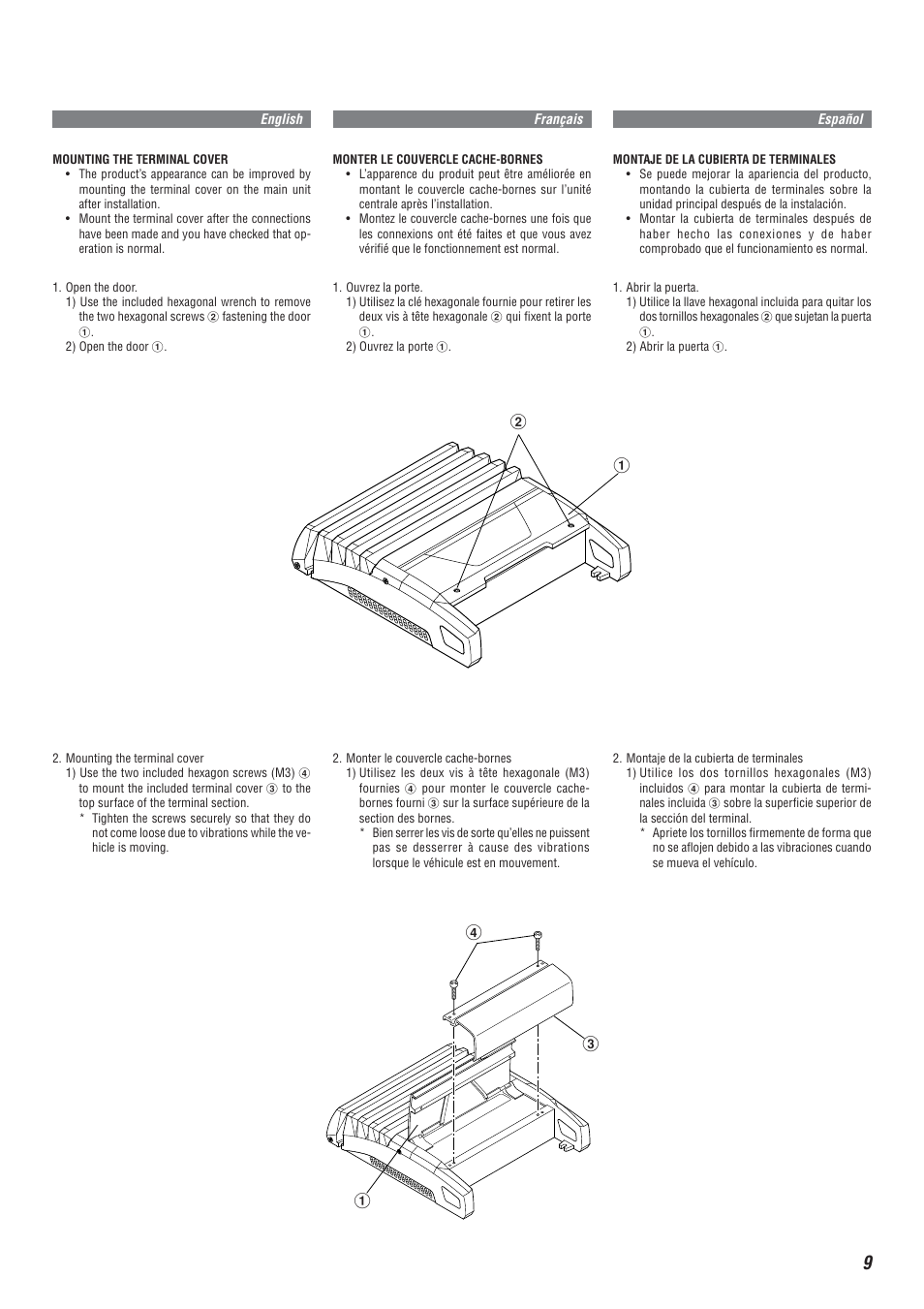 Alpine MRA-D550 User Manual | Page 9 / 20