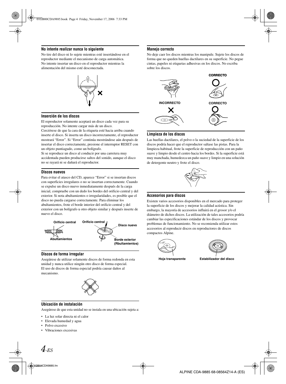 Alpine CDA-9885 User Manual | Page 84 / 118