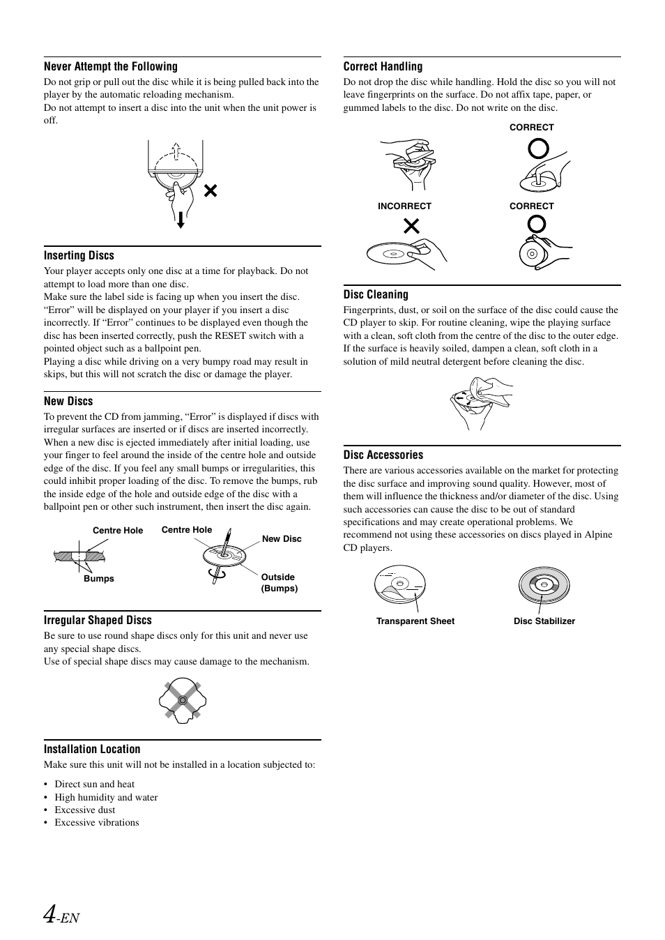 Alpine CDA-9886R User Manual | Page 6 / 49