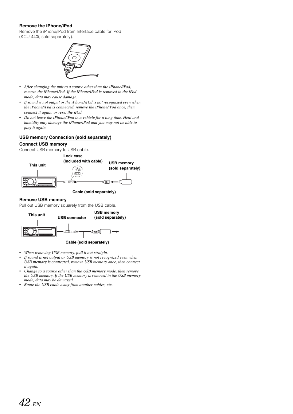 Alpine CDA-105 User Manual | Page 44 / 47