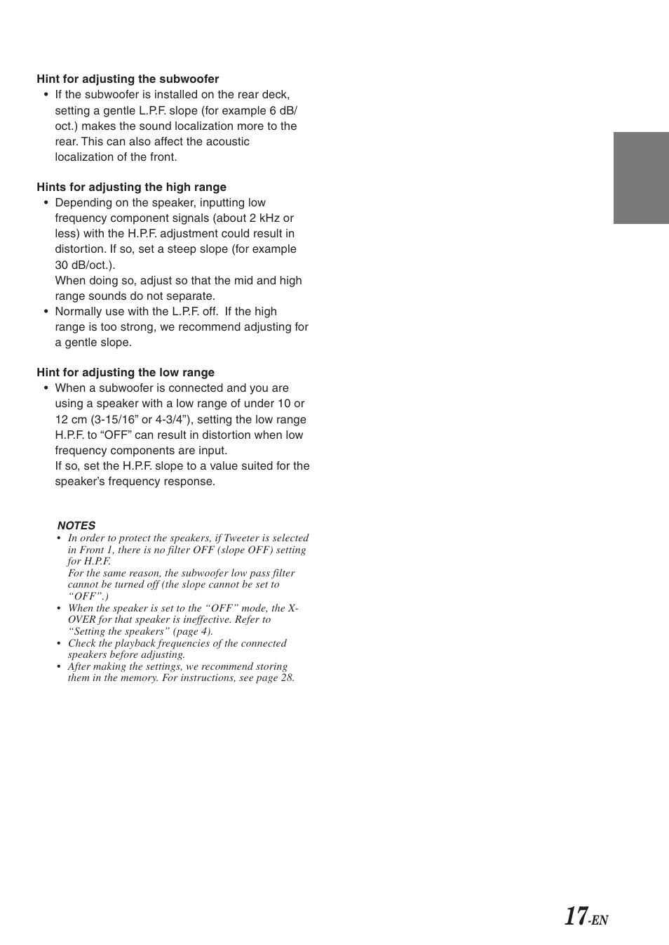 En fr es de se it | Alpine MULTIMEDIA MANAGER PXA-H701 User Manual | Page 19 / 48