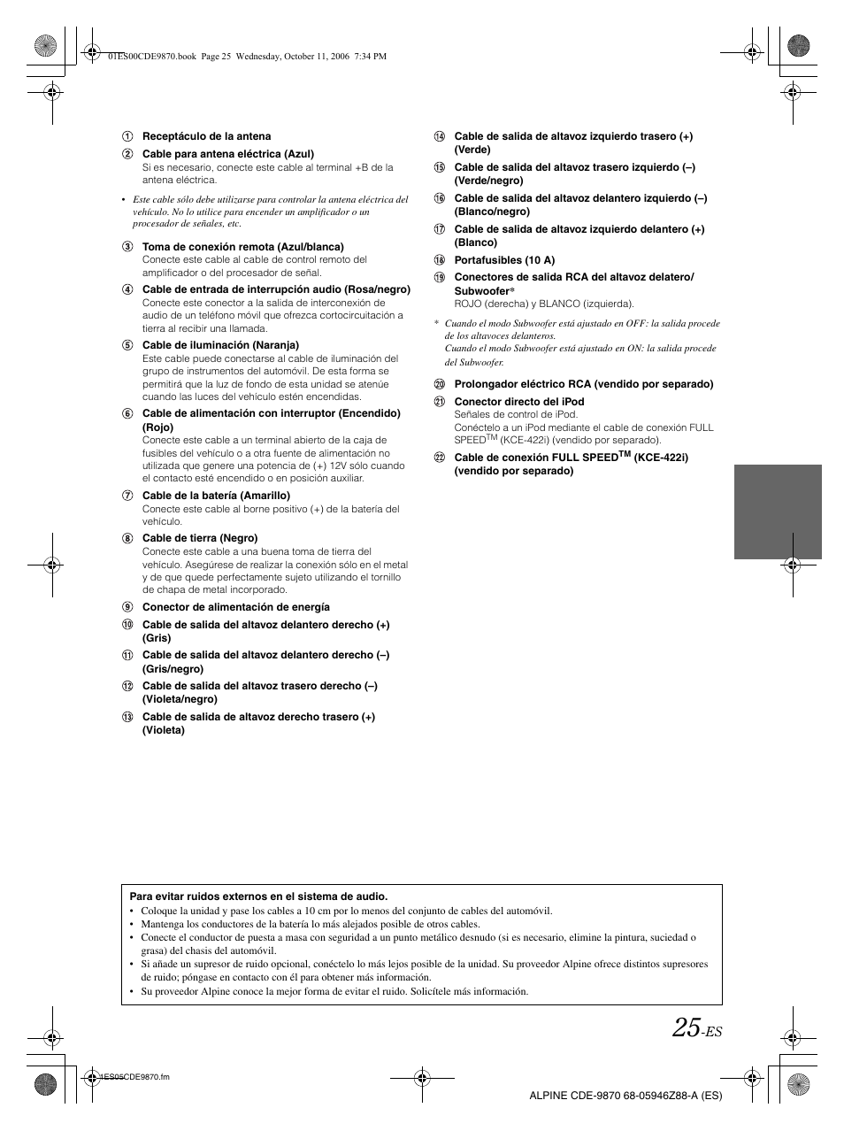 Alpine CDE-9870 User Manual | Page 81 / 84