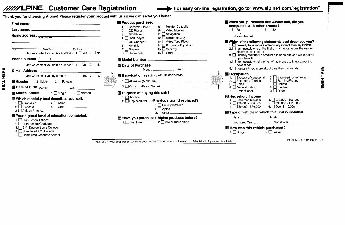 Alpine CDA-9807 User Manual | Page 40 / 41