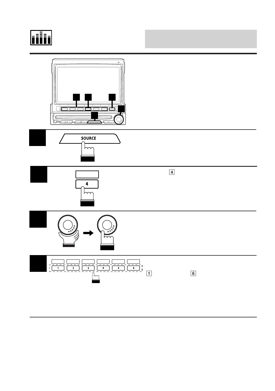Audio processor operation (optional), Selecting factory (maker's) equalization presets | Alpine IVA-C800 User Manual | Page 106 / 251