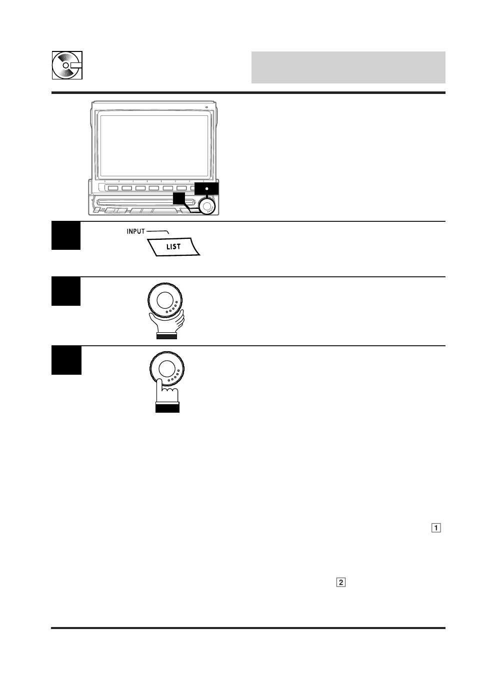 Md player operation (optional), Displaying list for md titles | Alpine IVA-C800 User Manual | Page 82 / 251