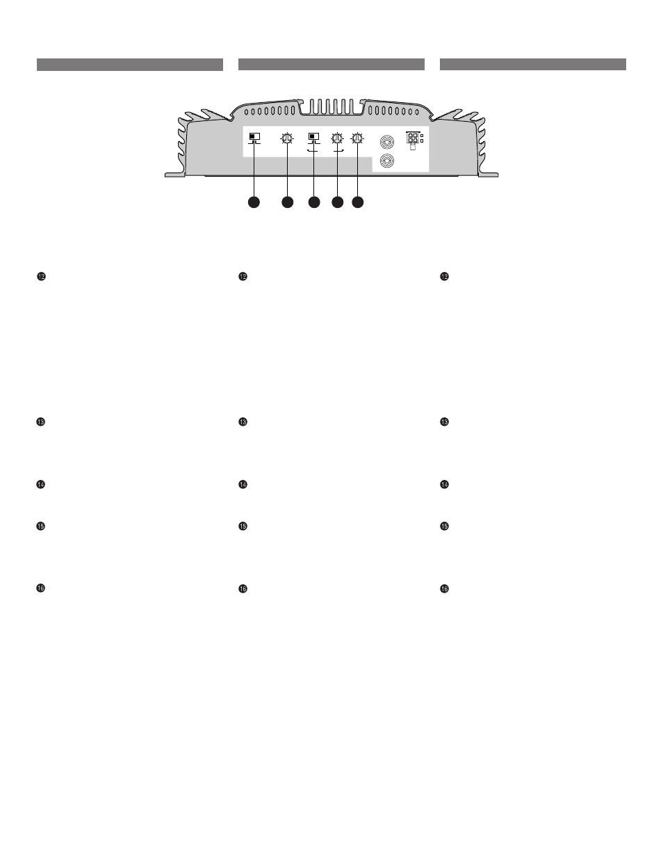 Switch settings, Reglages de commutateur, Ajustes del interruptor | Español français english | Alpine MRP-M200 User Manual | Page 7 / 12