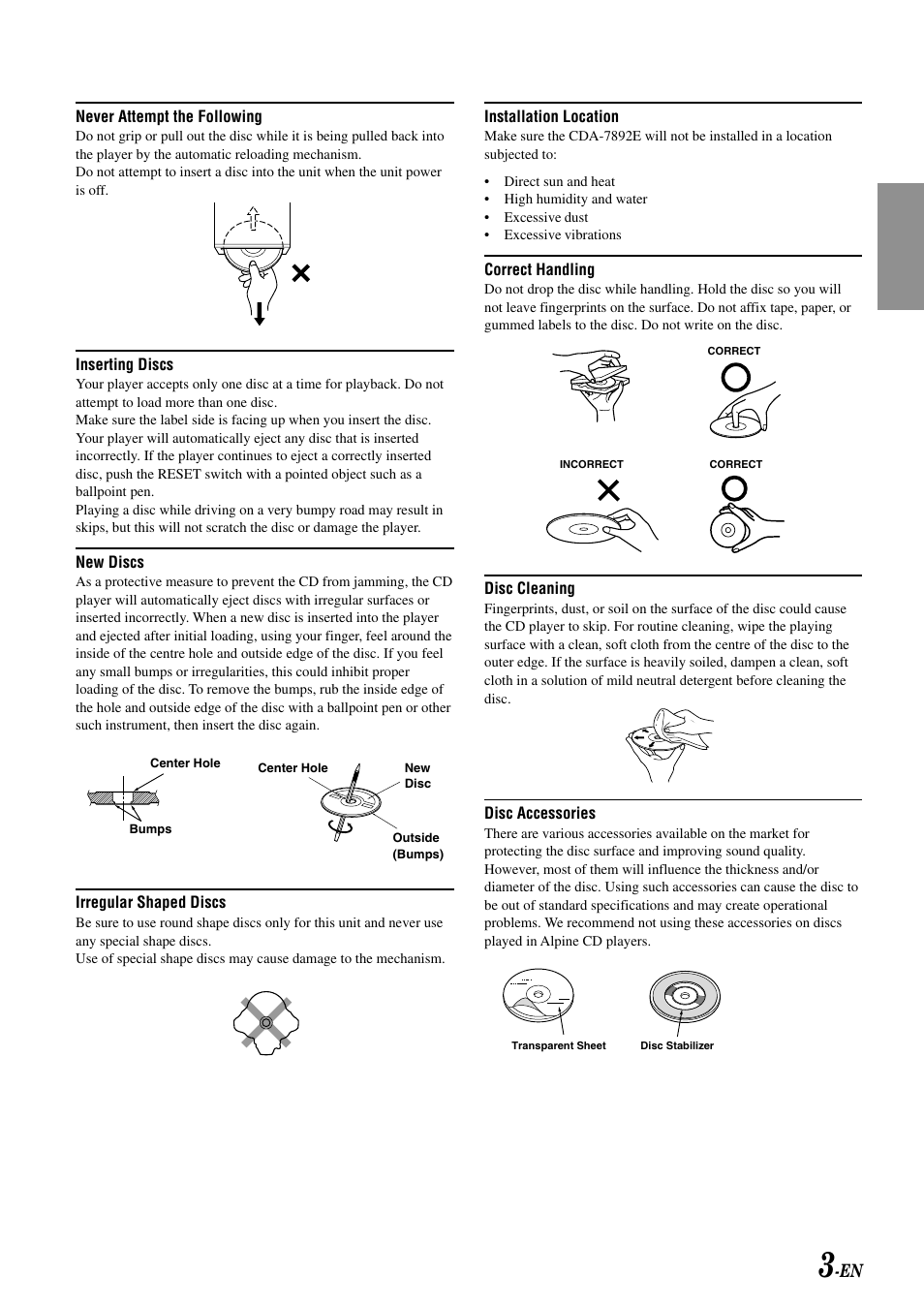 Alpine CDA-7892E User Manual | Page 5 / 32