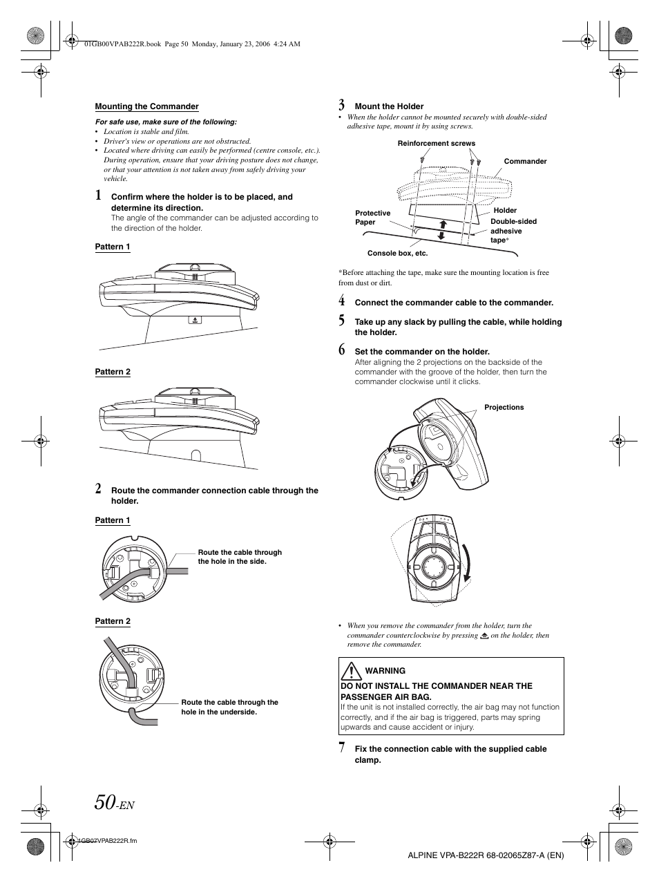 Alpine VPA-B222R User Manual | Page 51 / 77