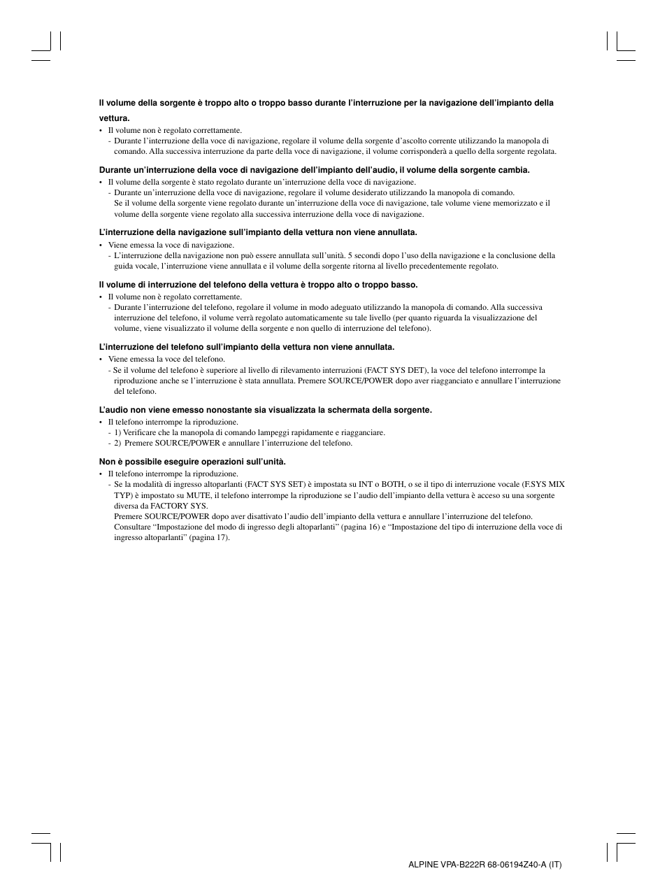 Alpine VPA-B222R User Manual | Page 70 / 77