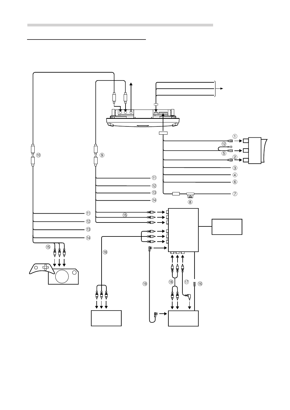 Wiring, Installation and connections, Connections | Alpine TMX-R705 User Manual | Page 17 / 21