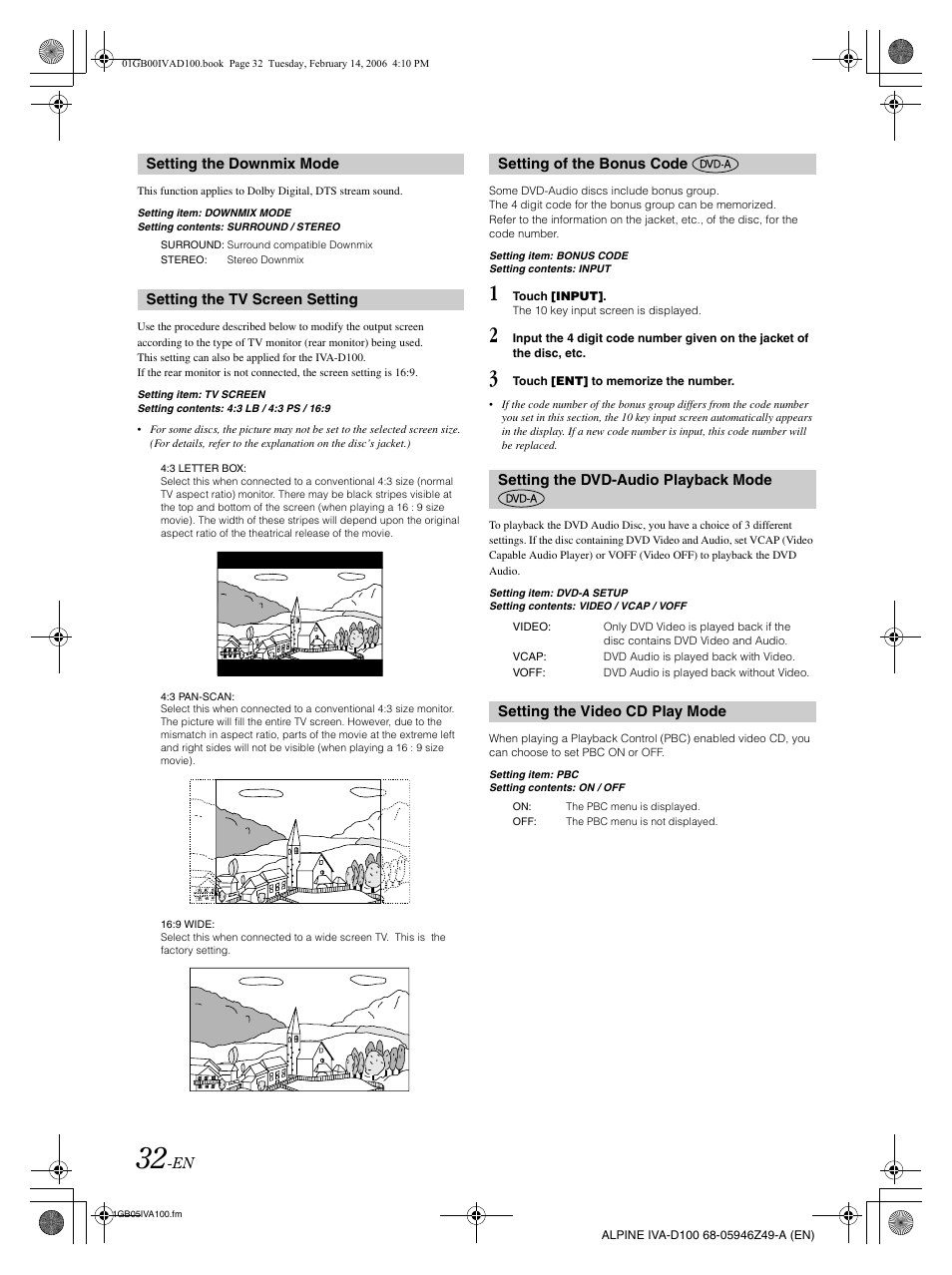 Alpine IVA-D100 User Manual | Page 36 / 83