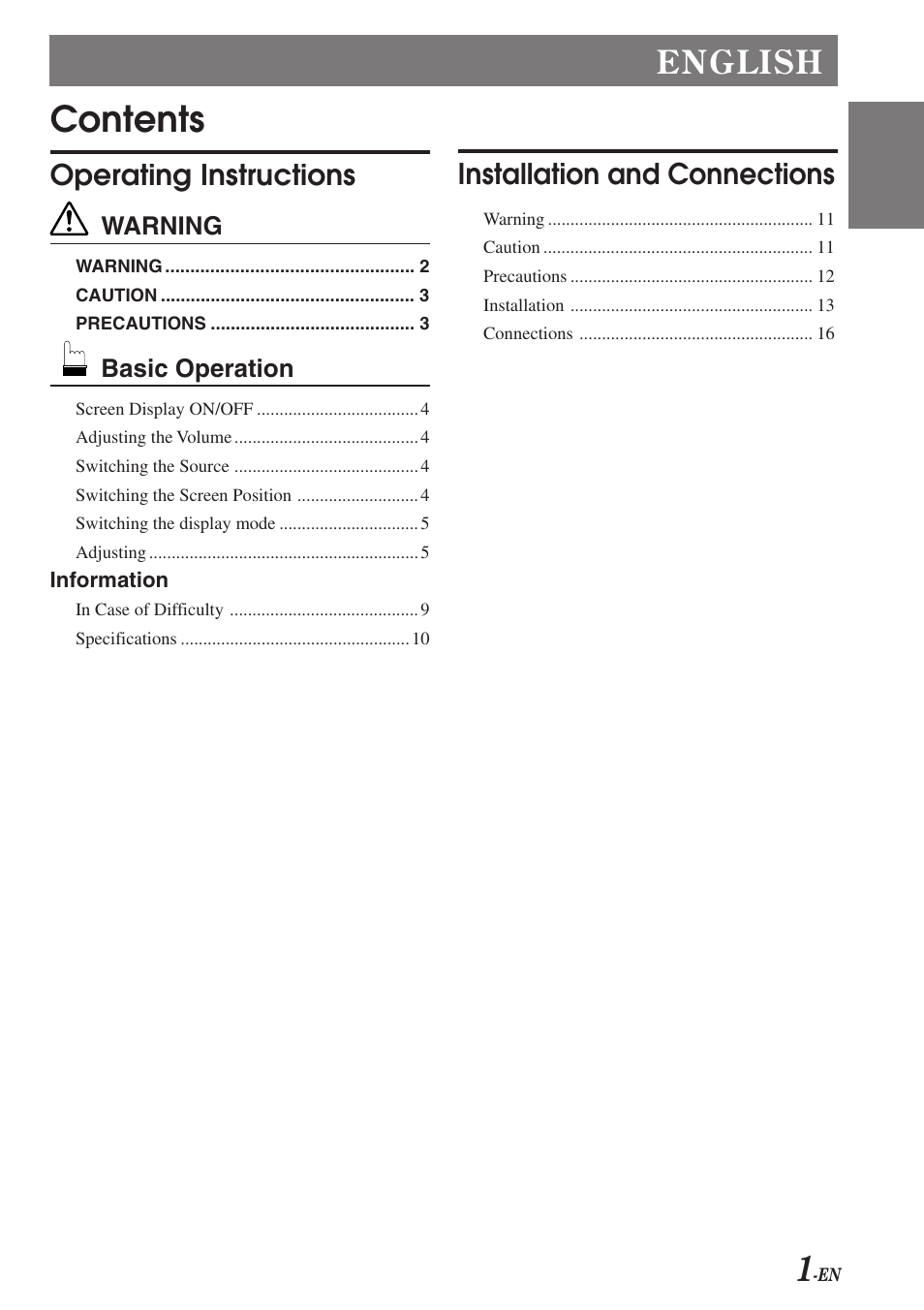 Alpine TME-M710 User Manual | Page 2 / 24