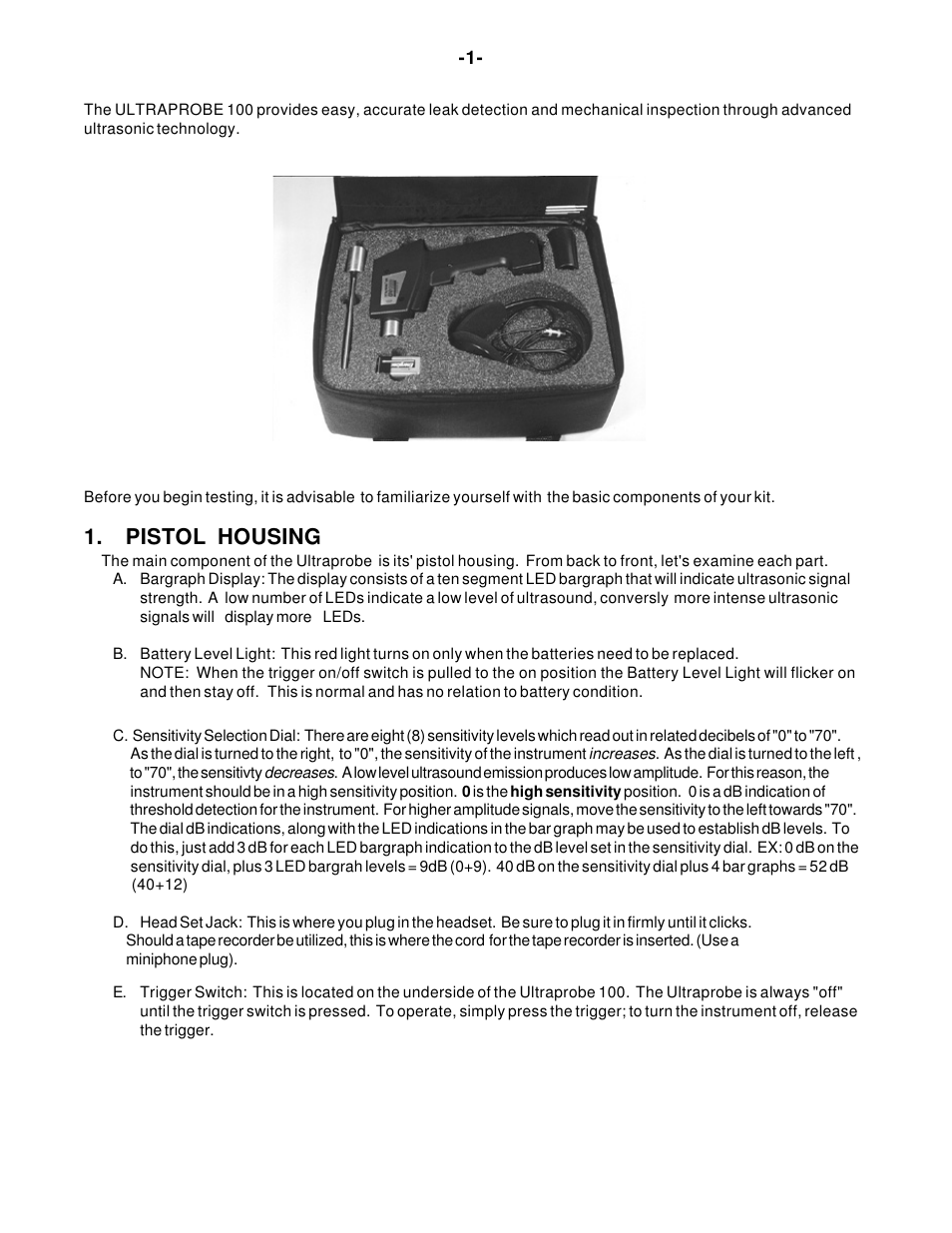 Pistol housing | Alpine VOLUME 1.3 User Manual | Page 3 / 18