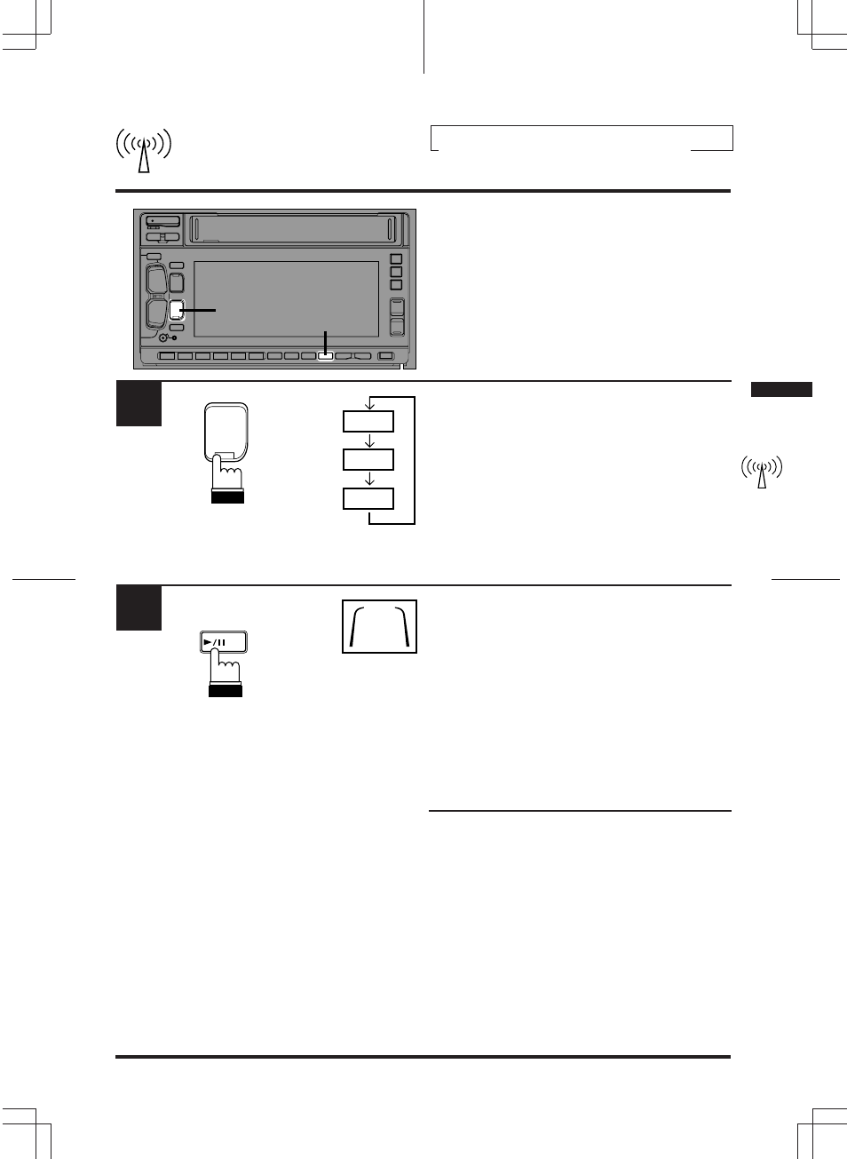 Radio operation | Alpine 3DA-W882E User Manual | Page 19 / 67