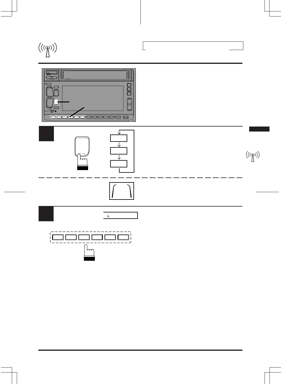 Radio operation, Tuning to preset stations | Alpine 3DA-W882E User Manual | Page 21 / 67