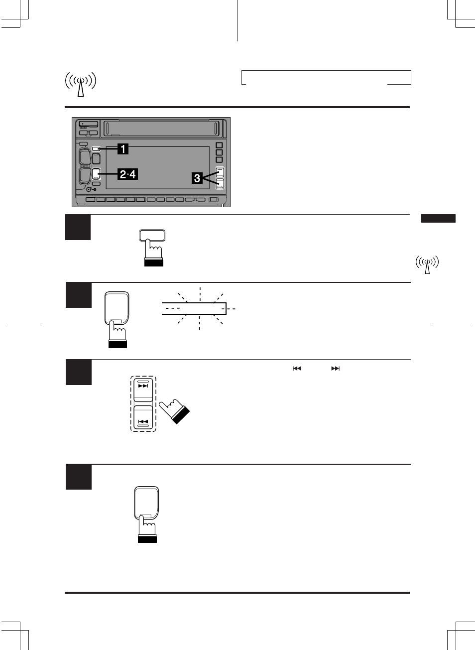 Radio operation, Searching titled stations (title search menu) | Alpine 3DA-W882E User Manual | Page 25 / 67