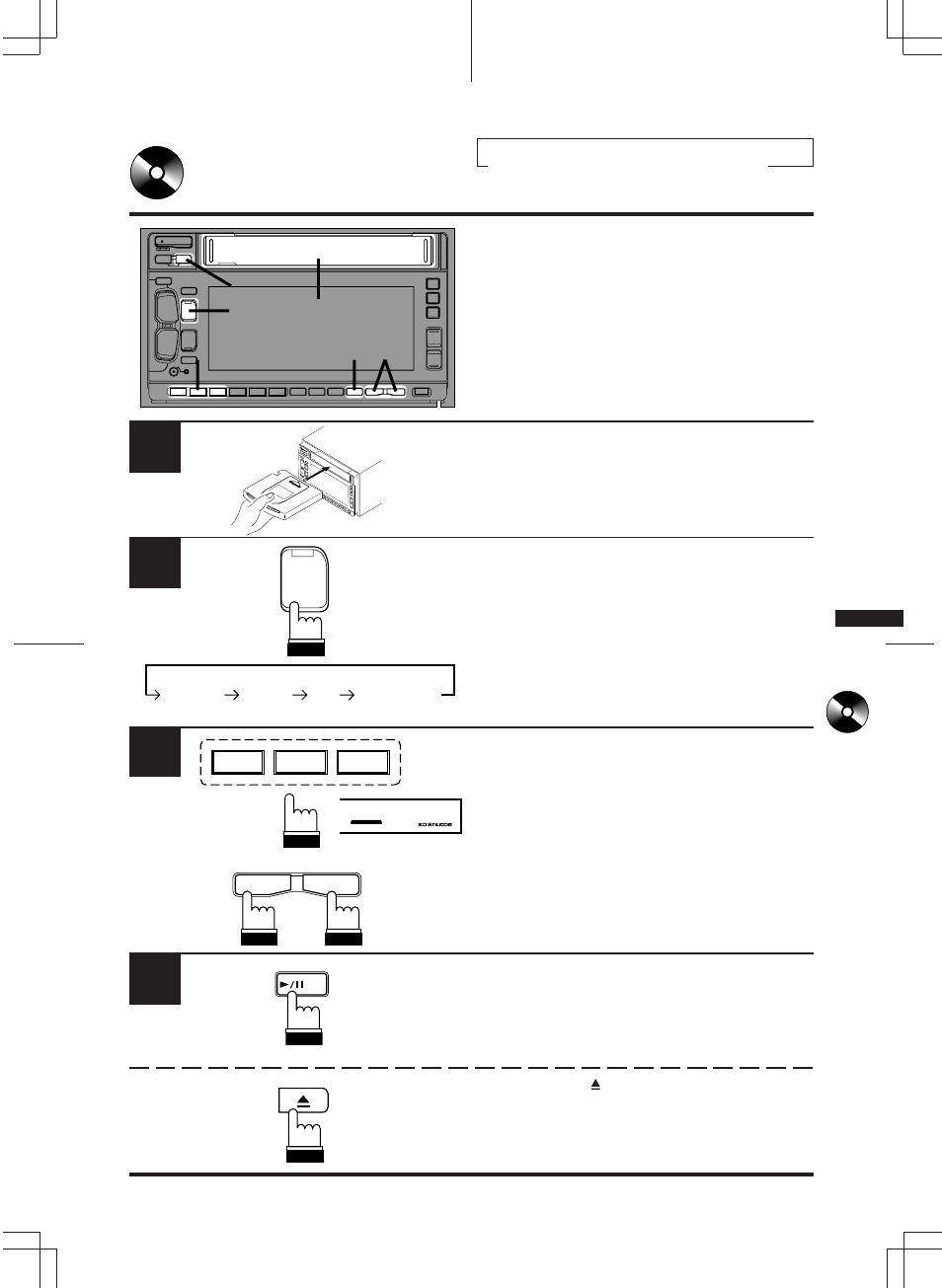 Cd operation, Normal play and pause | Alpine 3DA-W882E User Manual | Page 27 / 67