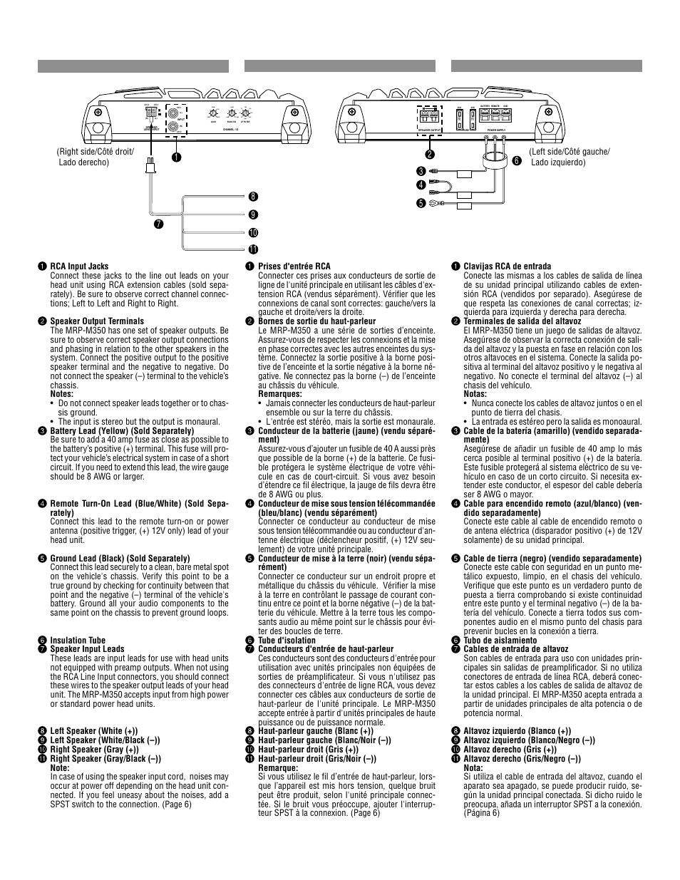 Alpine V-Power MRP-M350 User Manual | Page 5 / 12