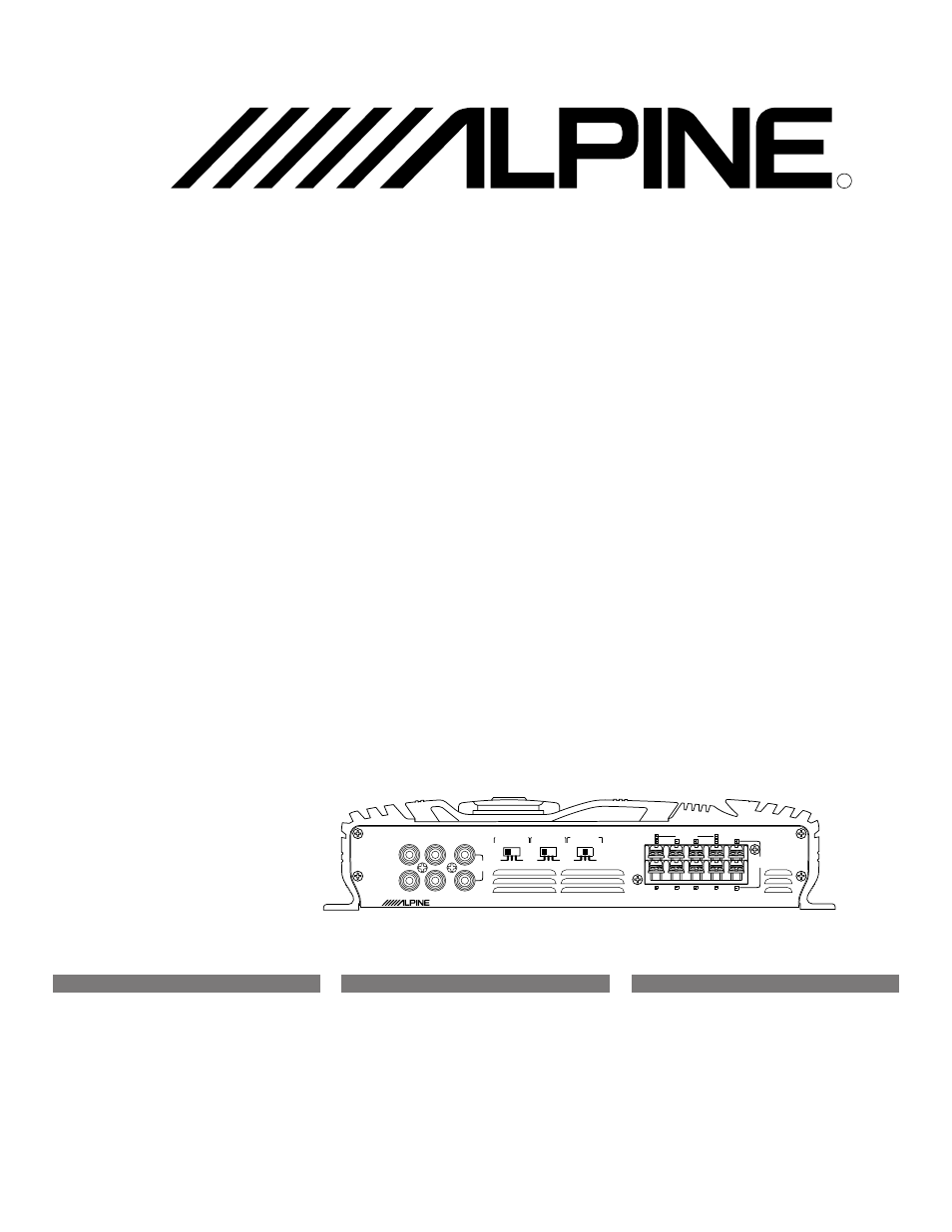 Alpine MRD-F752 User Manual | 16 pages