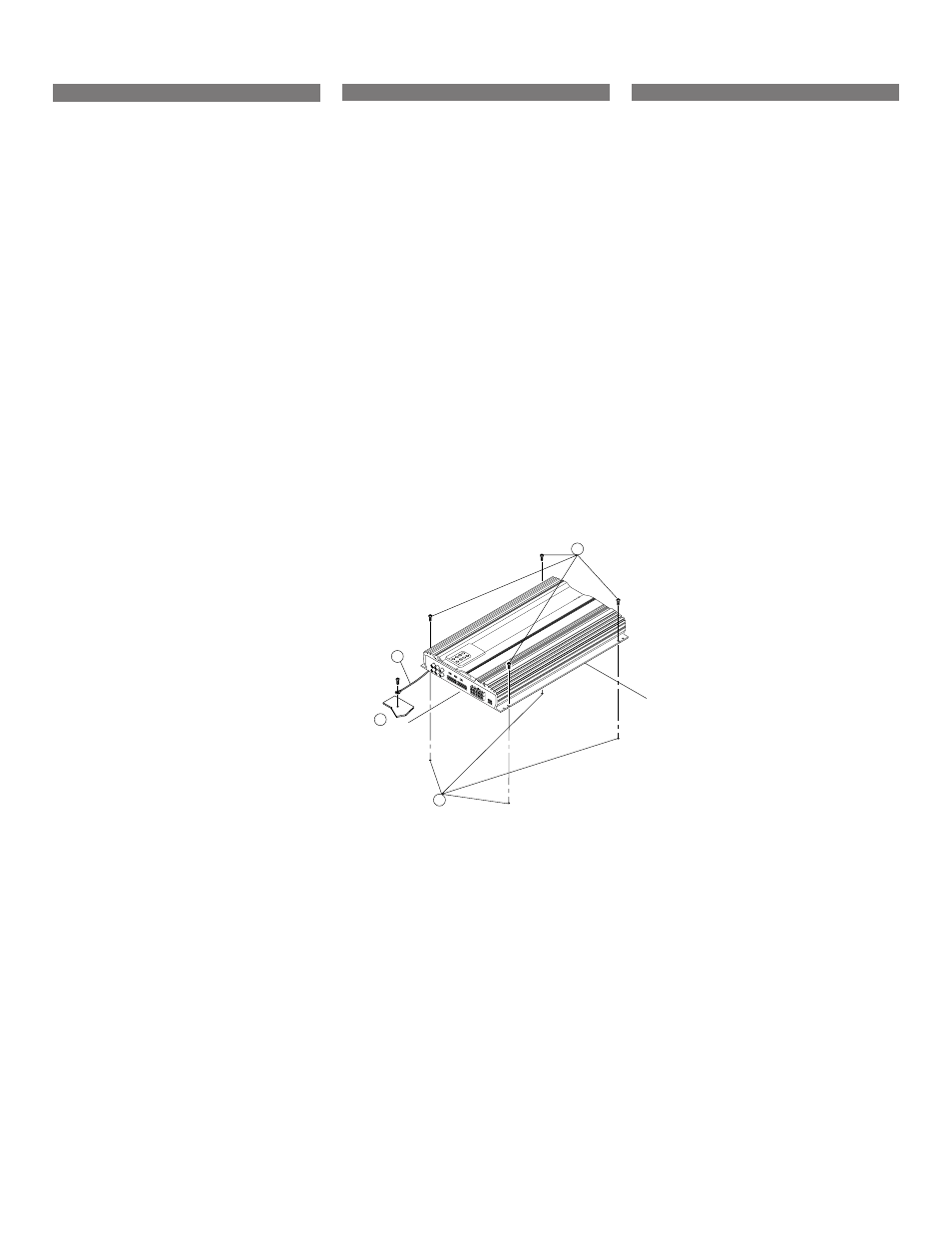 Installation, Connexions, Connections | Instalacion, Conexiones | Alpine MRD-F752 User Manual | Page 5 / 16